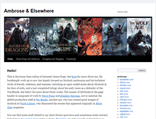 Tablet Screenshot of jamesenge.com